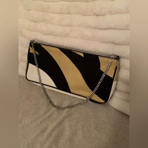 Iceberg gold black and shoulder purse